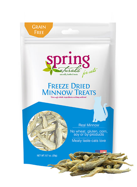 Freeze dried minnows for cats clearance